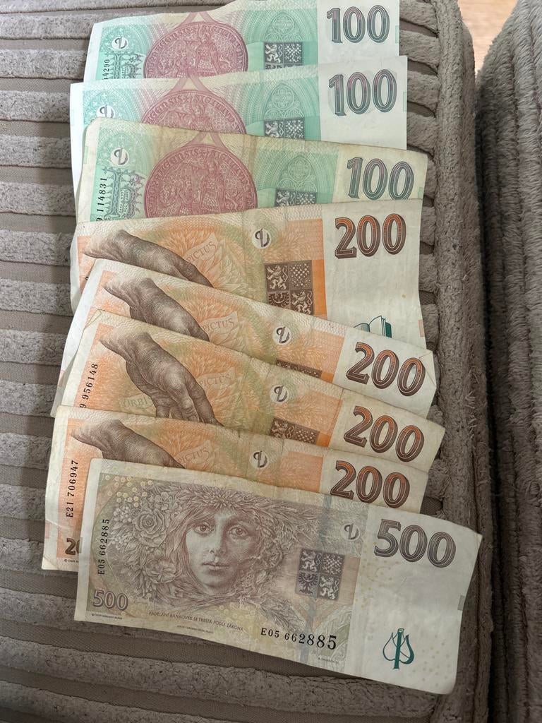 Tsjechische bankbiljetten - 1600 Tsjechische Kronen, Postzegels en Munten, Bankbiljetten | Europa | Niet-Eurobiljetten, Ophalen of Verzenden