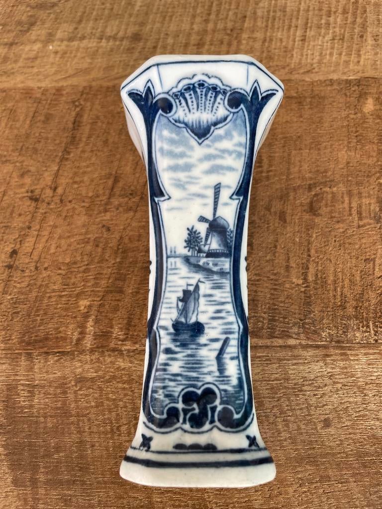 Antieke Delfts Blauwe Vaas - 1879, Ophalen