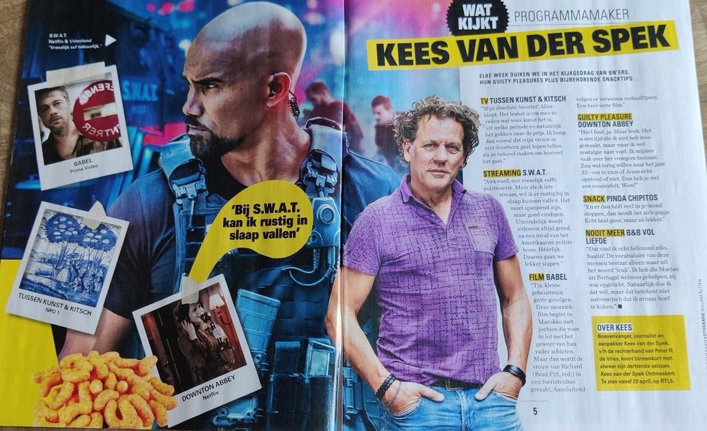 Kees van der Spek Artikel Knipsel, Ophalen of Verzenden, 1980 tot heden, Nederland, Knipsel(s)