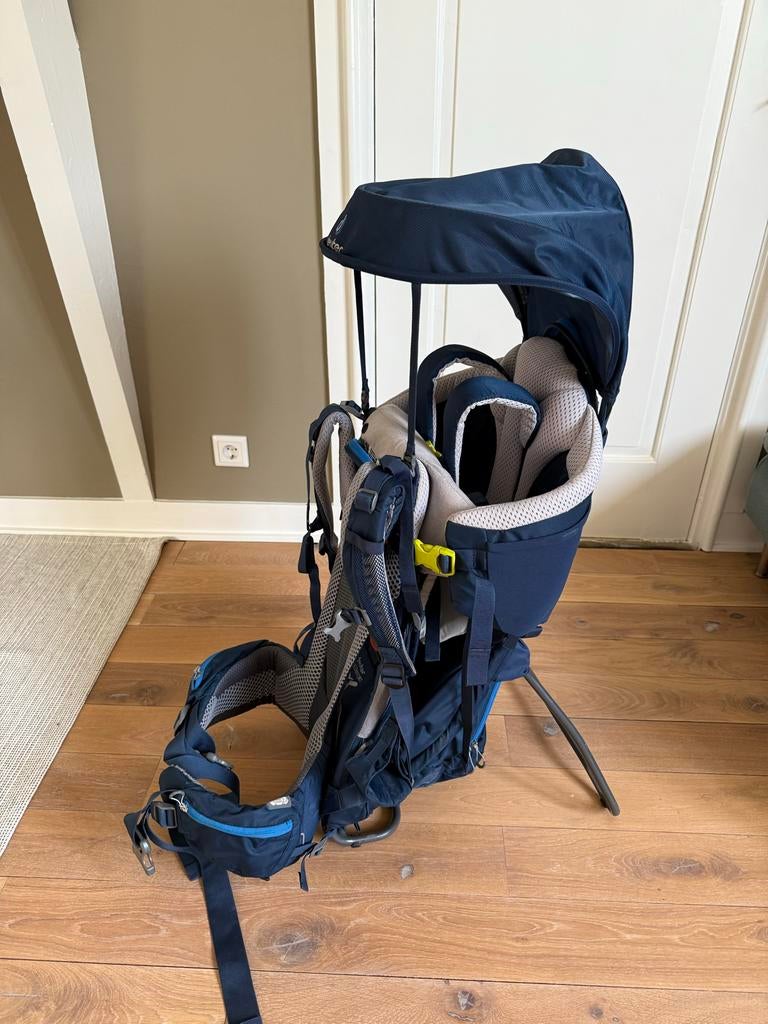 Deuter Kid Comfort rugzak met afneembaar zonnescherm., Gebruikt, Rug, Draagzak, Ophalen