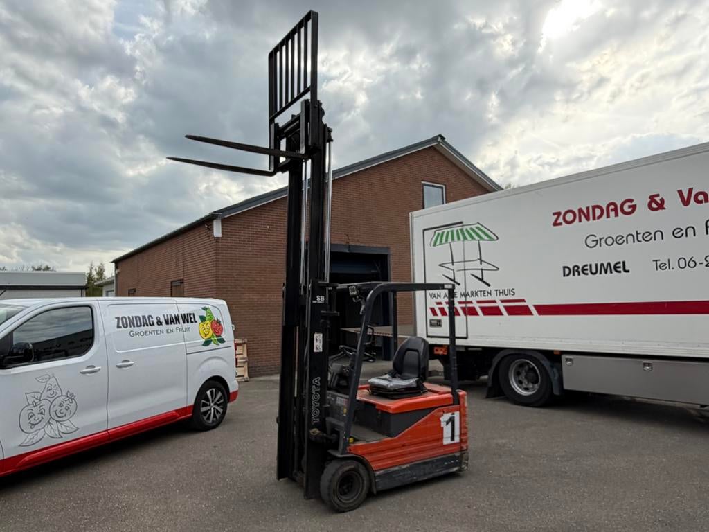 TOYOTA 5FBE15 heftruck, sideshift, free lift enz.., Ophalen, 1000 tot 2000 kg, Elektrisch, TOYOTA