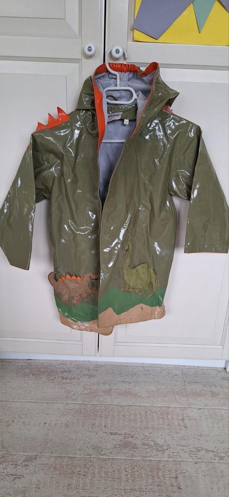 Jongens regenjas met dinosauriërs maat 128-134, Kinderen en Baby's, Kinderkleding | Maat 128, Ophalen of Verzenden, Gebruikt, Jongen