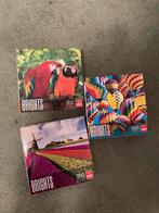 Drie kleurrijke legpuzzels met grotere stukjes 300 XXL, Ophalen of Verzenden, Minder dan 500 stukjes, Gebruikt, Legpuzzel