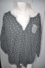 MZ95 Pyama maat XL 44 zwart grijs broek en hes, Kleding | Dames, Grote Maten, Ophalen of Verzenden, Zo goed als nieuw, Zwart, Overige typen