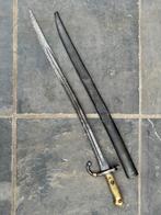 Nederlandse Marine Beaumont bajonet met schede, Verzamelen, Militaria | Tweede Wereldoorlog, Ophalen of Verzenden, Marine, Mes of Dolk