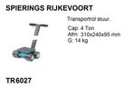 Transportrol stuurbaar 4 ton machinerol Spierings rijkevoort, Ophalen of Verzenden, Nieuw