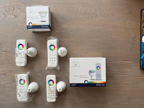 Complete set Müller Tint slimme verlichting – wit & kleur, Huis en Inrichting, Lampen | Losse lampen, Zo goed als nieuw, Led-lamp