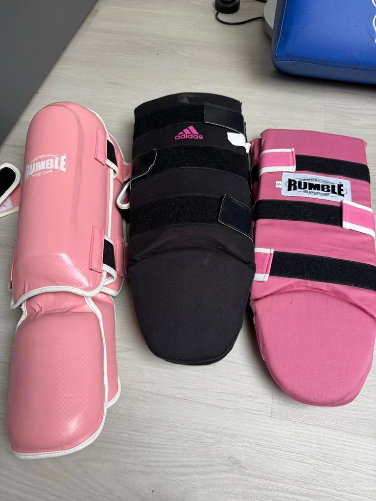 Kickboks / Thaiboks Scheenbeschermers, Gebruikt, Overige, Vechtsportbescherming, Ophalen of Verzenden