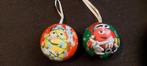 Twee M&M  kerstballen  tevens blikjes, Ophalen of Verzenden, Zo goed als nieuw