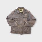 Vintage heren jas (100% leer) Maat XL, Kleding | Heren, Jassen | Winter, Tweedehands, Bruin, Ophalen of Verzenden, Gedragen