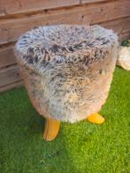 Krukje met bont, Huis en Inrichting, Ophalen, Zo goed als nieuw, Hout