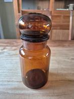 Apothekerspot bruin glas, Antiek en Kunst, Antiek | Glas en Kristal, Ophalen of Verzenden