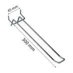 80x Dubbele haak 30 cm | Display stelling |  Winkelstelling, Ophalen of Verzenden, Nieuw