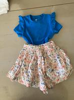 Setje shirt en broekrokje maat 98/104, Kinderen en Baby's, Kinderkleding | Maat 98, Ophalen of Verzenden, Zo goed als nieuw, Meisje