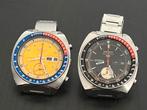 2x Seiko 6139 pogue, Ophalen of Verzenden, Staal, Polshorloge, Seiko