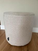 Nieuwe beige poef Woood, Ophalen, Rond, Nieuw, Minder dan 50 cm