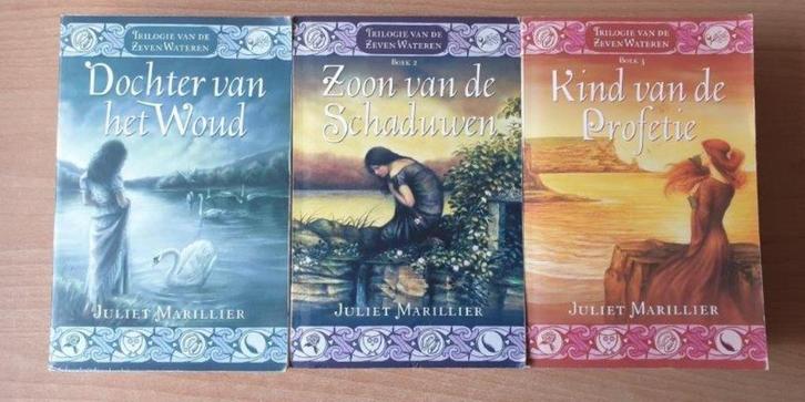 Juliet Marillier - 3x De Trilogie van de Zeven Wateren, Boeken, Fantasy, Gelezen, Ophalen of Verzenden