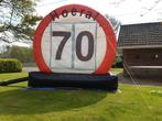 opblaasbare verkeersbord verhuur verjaardag bord huren, Ophalen, Zo goed als nieuw, Verjaardag