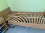 1 persoons bed met elektrische verstelbare bodem, Huis en Inrichting, Slaapkamer | Bedden, Ophalen, 90 cm, Eenpersoons, Bruin