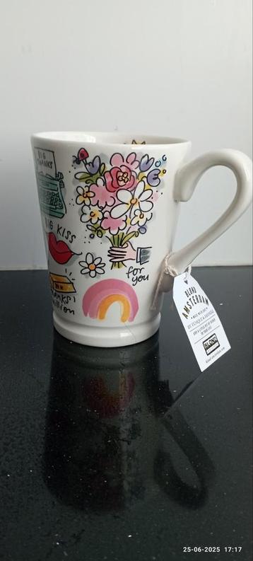 Blond mok beker XXL bedankt, thanks, nieuw!  beschikbaar voor biedingen