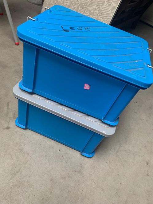 2x Curver Omnibox 30 liter plus deksel, Doe-het-zelf en Verbouw, Kratten en Dozen, Gebruikt, Krat, Minder dan 50 cm, Minder dan 35 cm