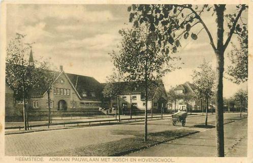 (380-735-023) Heemstede Adriaan Pauwlaan Bosch en Hove, Verzamelen, Ansichtkaarten | Nederland, Noord-Holland, Verzenden