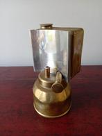 Antieke messing carbidlamp, Ophalen