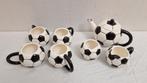 Voetbal Koffieset theeset - Leuk en Uniek!, Keramiek, Ophalen of Verzenden, Zo goed als nieuw, Overige stijlen