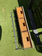 Kapstok met 3 mandjes, Huis en Inrichting, Woonaccessoires | Kapstokken, Zo goed als nieuw, Minder dan 100 cm, Hout, Ophalen