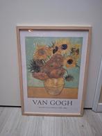 Van Gogh Zonnebloemen Poster Ingelijst 50x70 cm, Ophalen, Zo goed als nieuw