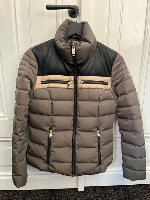 Mooie goldbergh jas taupe zwart goud maat 36, Kleding | Dames, Jassen | Winter, Zo goed als nieuw, Maat 36 (S), Zwart, Ophalen of Verzenden