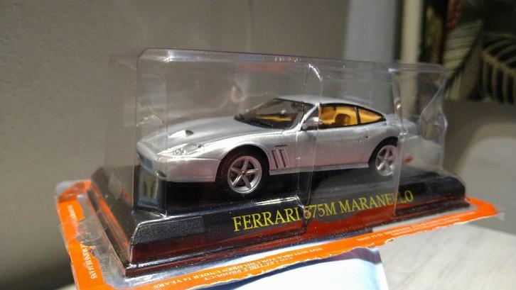 IXO Altaya Ferrari 575M Maranello Zilver 1:43 nieuw, Hobby en Vrije tijd, Modelauto's | 1:43, Nieuw, Auto, Overige merken, Ophalen of Verzenden