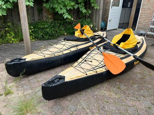 Sevylor Pointer K1 kayak // set van twee // extra onderdelen, Watersport en Boten, Kajaks, Gebruikt, 2-persoons, Opblaasbaar, Ophalen