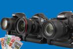 Jouw oude fotoapparatuur verkopen? Inkoop Canon, Nikon, Sony, Audio, Tv en Foto, Fotografie | Professionele apparatuur, Zo goed als nieuw