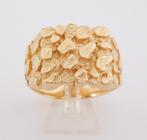 Zware brede 14 karaat Gouden Piet Piet Ring Herenring, Jw, 20 of groter, Verzenden, Heer