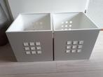 2 x Ikea Lekman bakken voor Kallax kast, wit, Ophalen, Zo goed als nieuw