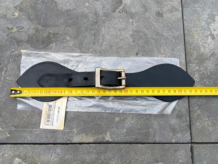 Nieuwe Leren Deken Sluitingen / Gespendeerd/ 3 stuks / zwart, Dieren en Toebehoren, Paarden en Pony's | Overige Paardenspullen