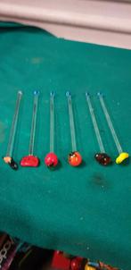 glazen thee cocktail lepels, 6 stuks, Huis en Inrichting, Ophalen of Verzenden, 'T Olde Gre-j, Info@toldegrej.nl, Endepoelstraat 20f Didam