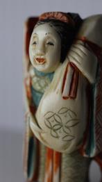 Antieke Japanse Netsuke, Verzamelen, Beelden en Beeldjes, Ophalen of Verzenden, Gebruikt, Mens