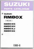 Suzuki RM80 X Parts Catalogue (4466z), Ophalen of Verzenden, Suzuki