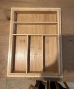 Uitschuifbare Besteklade Organizer, Ophalen, Zo goed als nieuw, Hout, Los bestek