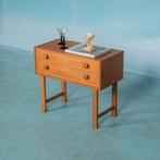 Scandinavische ladekast 60s in blond eiken – Winkelbijdetijd, Huis en Inrichting, Gebruikt, 1 of 2 laden, Eikenhout, Ophalen of Verzenden