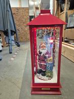 Kerst lantaarn met kerstman en sneeuw, Gebruikt, Onbekend, Ophalen of Verzenden, Onbekend
