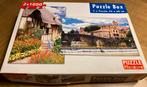 2 puzzels in 1 doos, Hobby en Vrije tijd, Ophalen of Verzenden, 500 t/m 1500 stukjes, Zo goed als nieuw