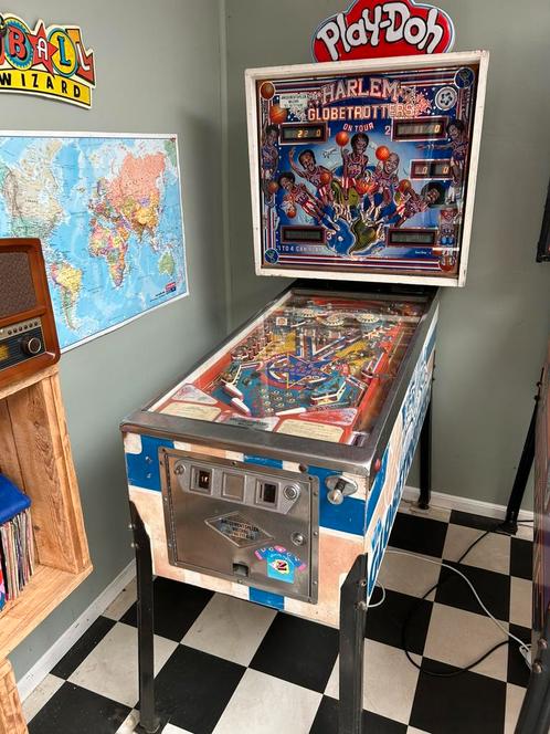 Flipperkast harlem globetrotters basketbal, Verzamelen, Automaten | Flipperkasten, Gebruikt, Ophalen