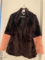 H&M Bontjas Bordeaux/Roze XS, H&M, Overige kleuren, Ophalen of Verzenden, Zo goed als nieuw