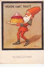 Jan Wiegman tulband voor het feest, Verzamelen, Ansichtkaarten | Themakaarten, Ophalen of Verzenden, 1940 tot 1960, Gelopen, Overige thema's