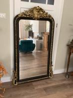 Mooie grote antieke spiegel met oud spiegelglas, Antiek en Kunst, Antiek | Spiegels, 50 tot 100 cm, 100 tot 150 cm, Rechthoekig