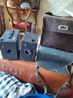 Vintage Box Camera's met Tas, Verzenden, Gebruikt, Compact, Kodak