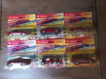 Hot Wheels Ferrari's Shell V-power 1/38 complete set beschikbaar voor biedingen
